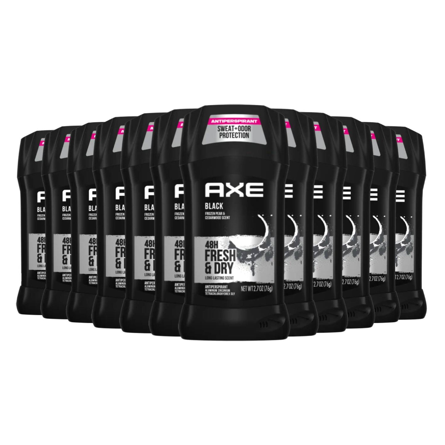 Axe Deodorant Stick Black 2.7oz - 12 Pack
