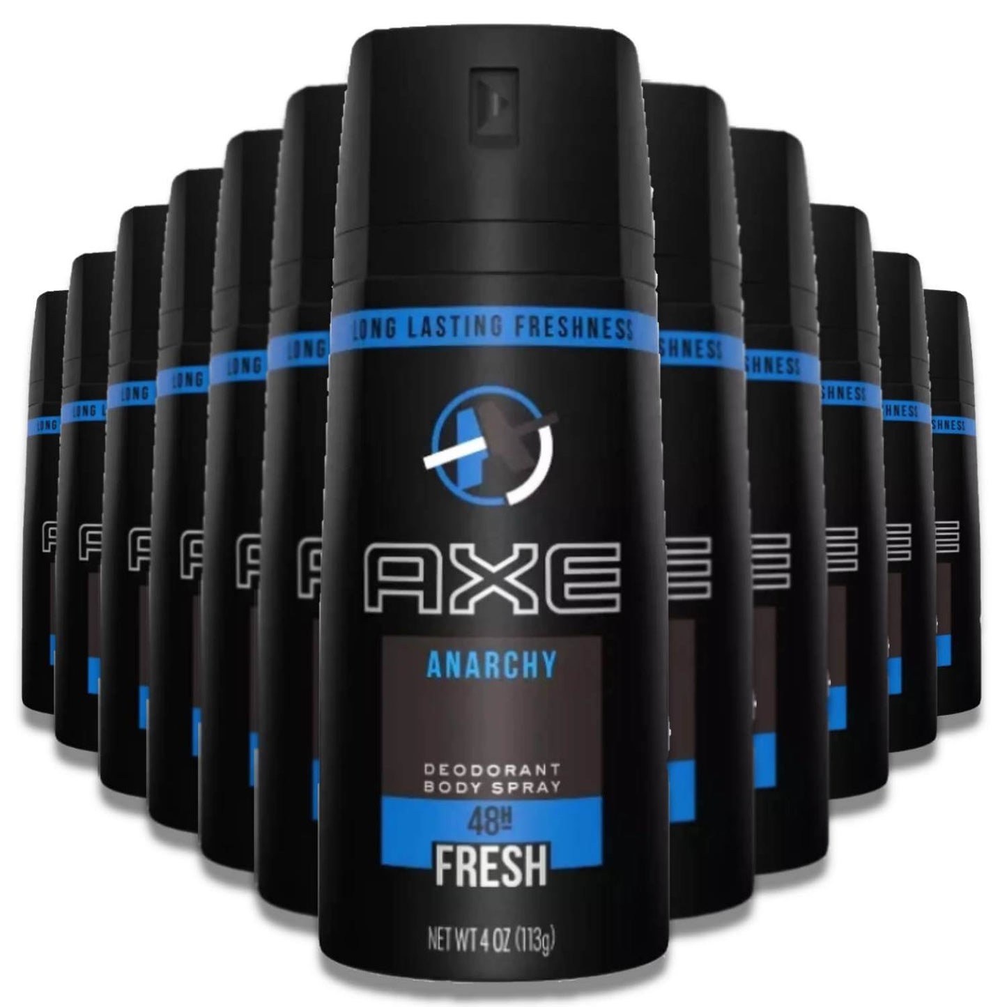 Axe - Deodorant Body Spray for Men, Anarchy - 4 oz - 12 pack