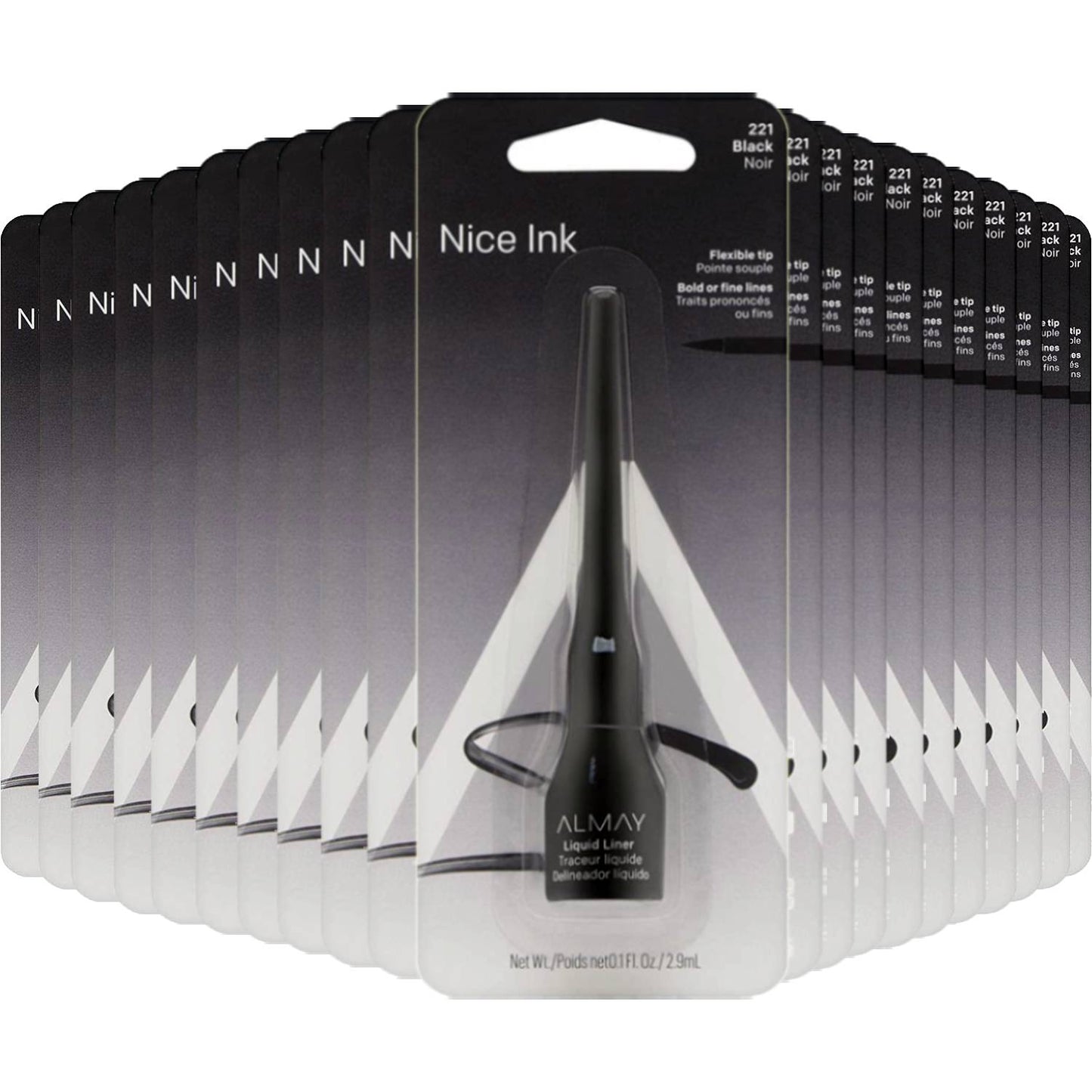 Almay Liquid Eyeliner, Black (221) 0.1 oz - 36 Pack