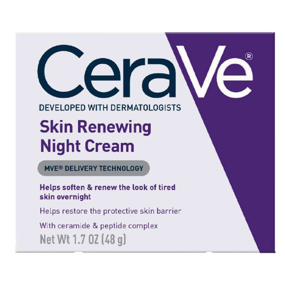 CeraVe - Skin Renewing Night Cream Face Moisturizer - 1.7 fl oz