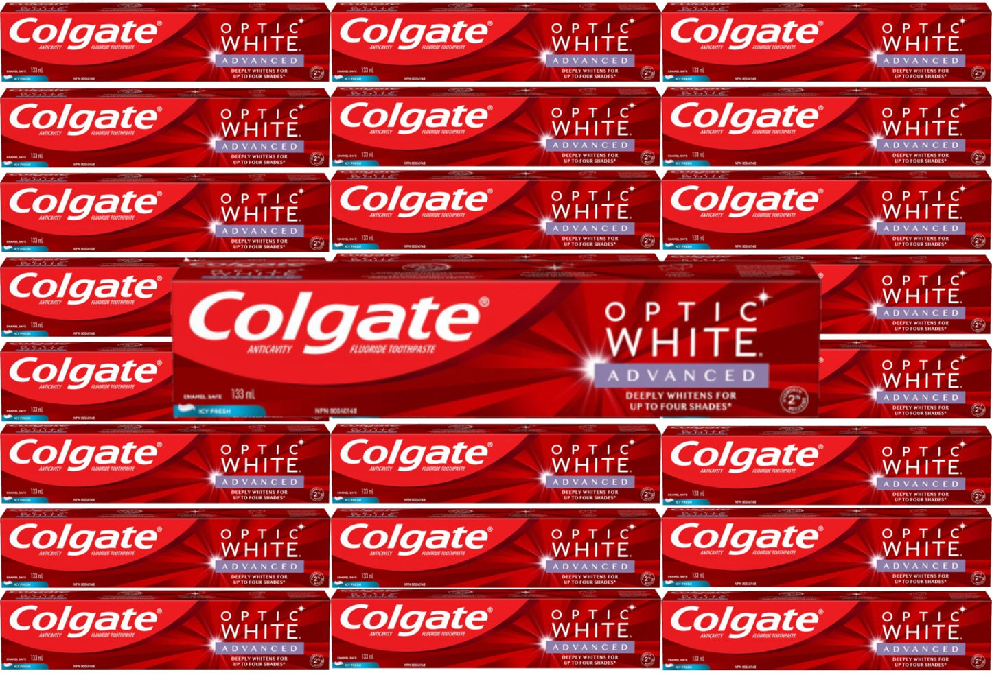 Colgate - Optic White Advanced Icy Fresh - 4.45 oz - 24 Pack