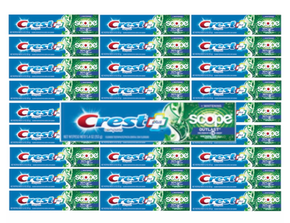 Crest - Scope Whitening Toothpaste Minty - 5.4 oz- 12 Pack