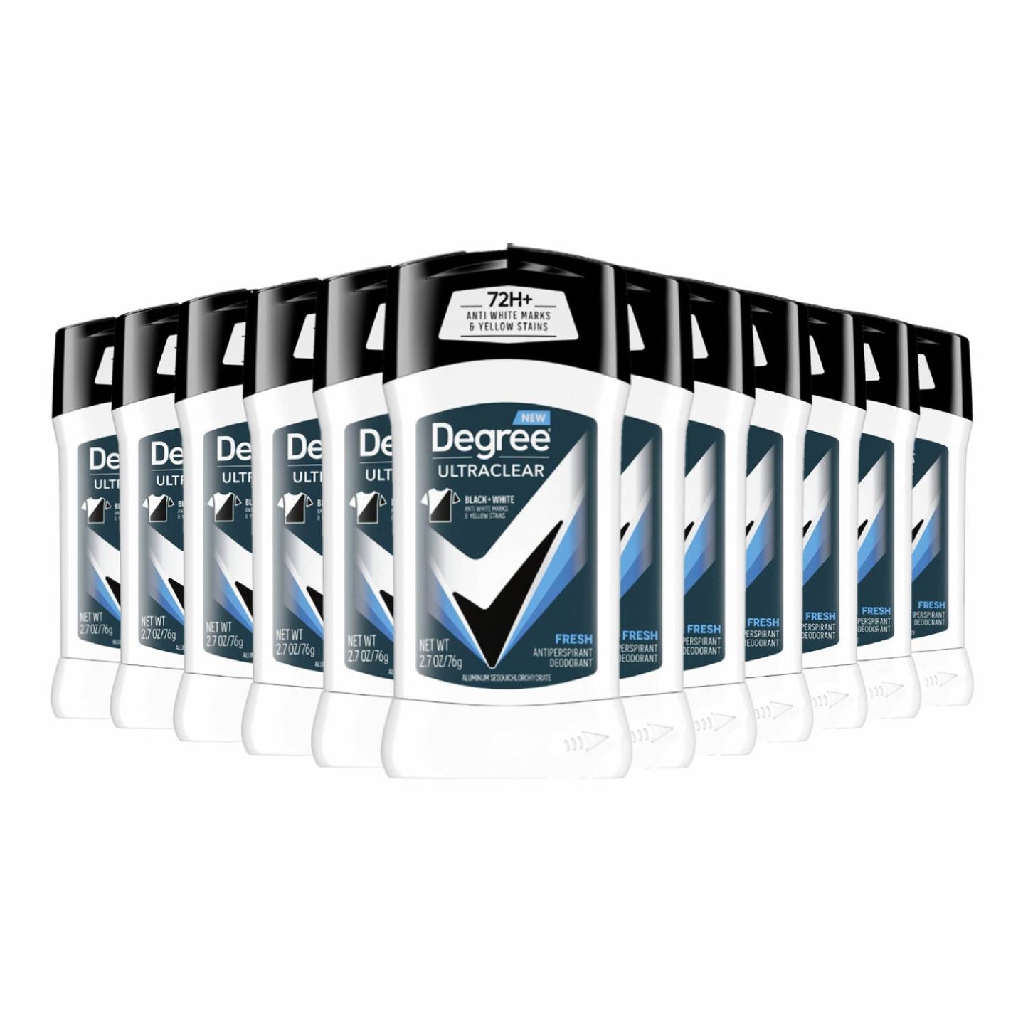 Degree Men UltraClear Antiperspirant Deodorant Fresh 72-Hour 2.7 oz - 12 Pack