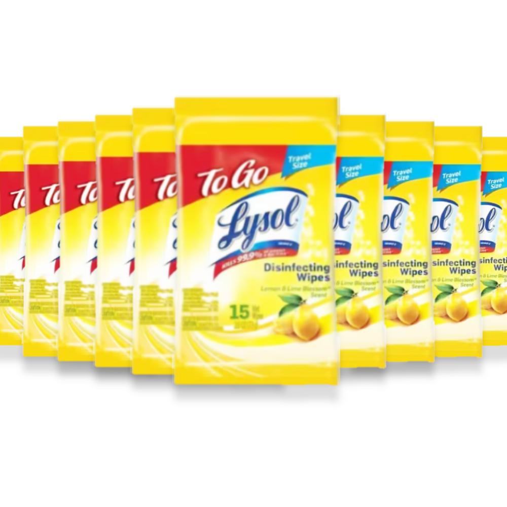 Lysol - Disinfecting Wipes - 2.6 oz 15 ct - 24 Pack