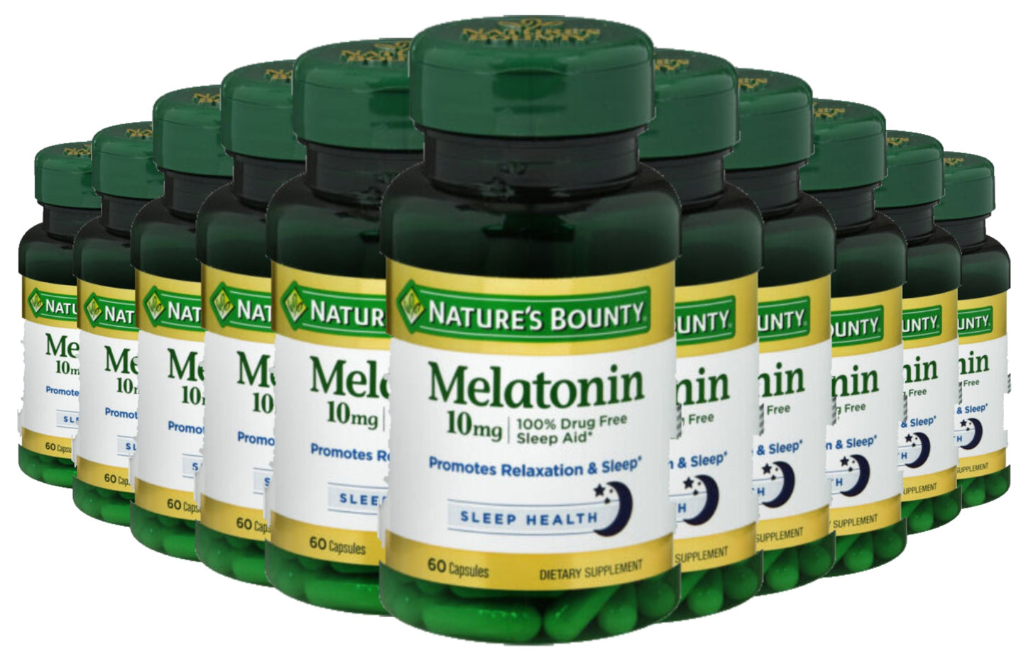 Nature's Bounty Melatonin 10 mg - 60 Quick Dissolve Tabs - 12 Pack