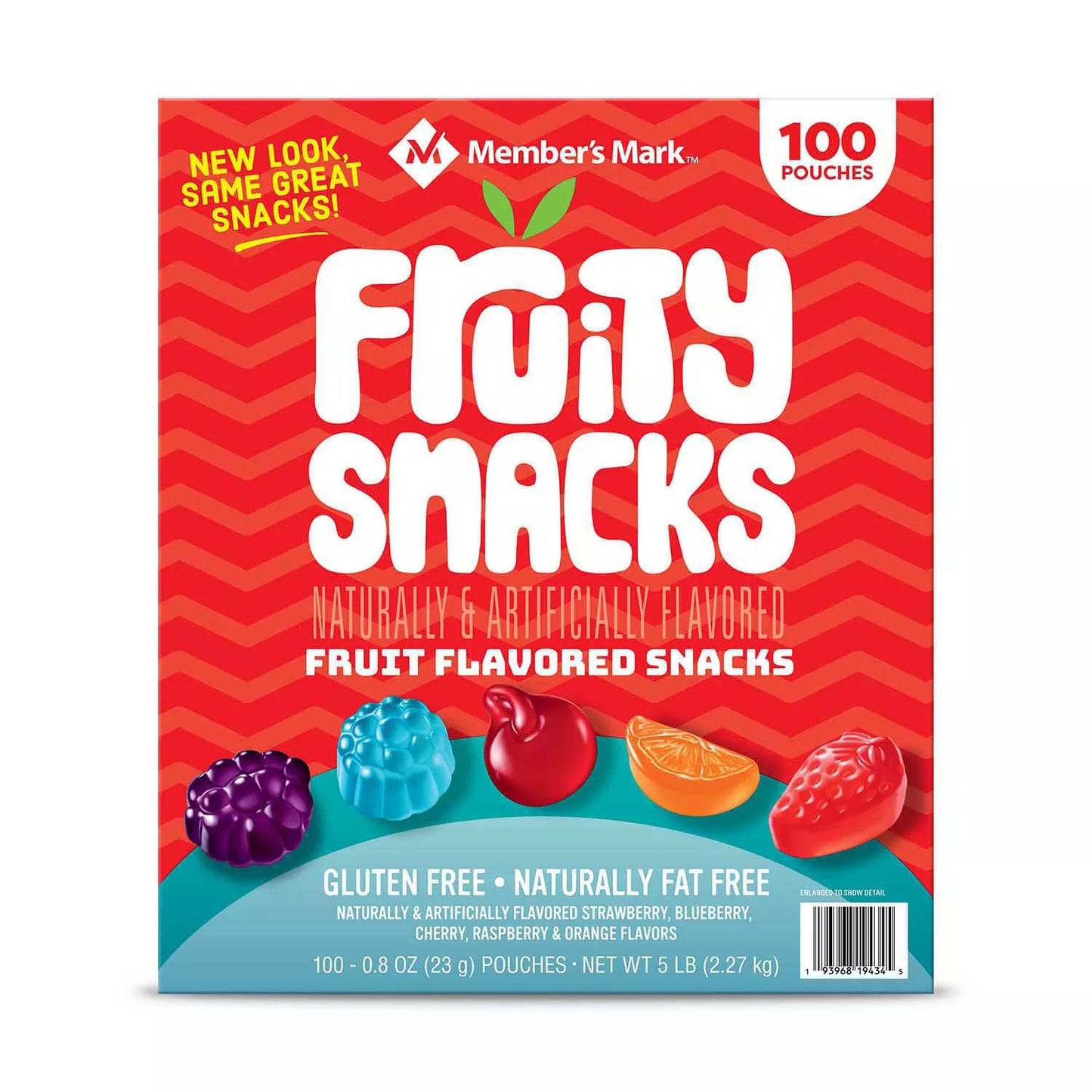 Fruity Snacks - 0.8 Oz - 100 Pack