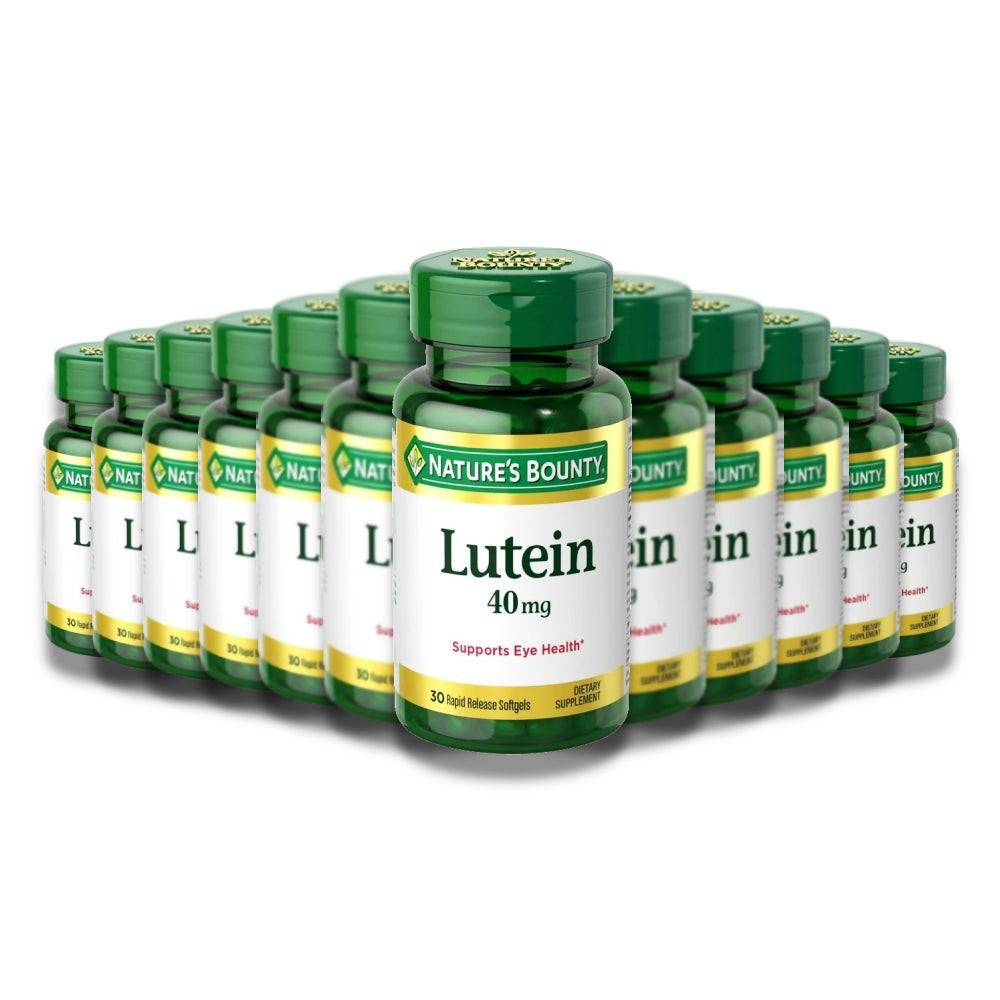 Nature's Bounty - Lutein Softgels - 30 Count (40 mg)- 12 Pack