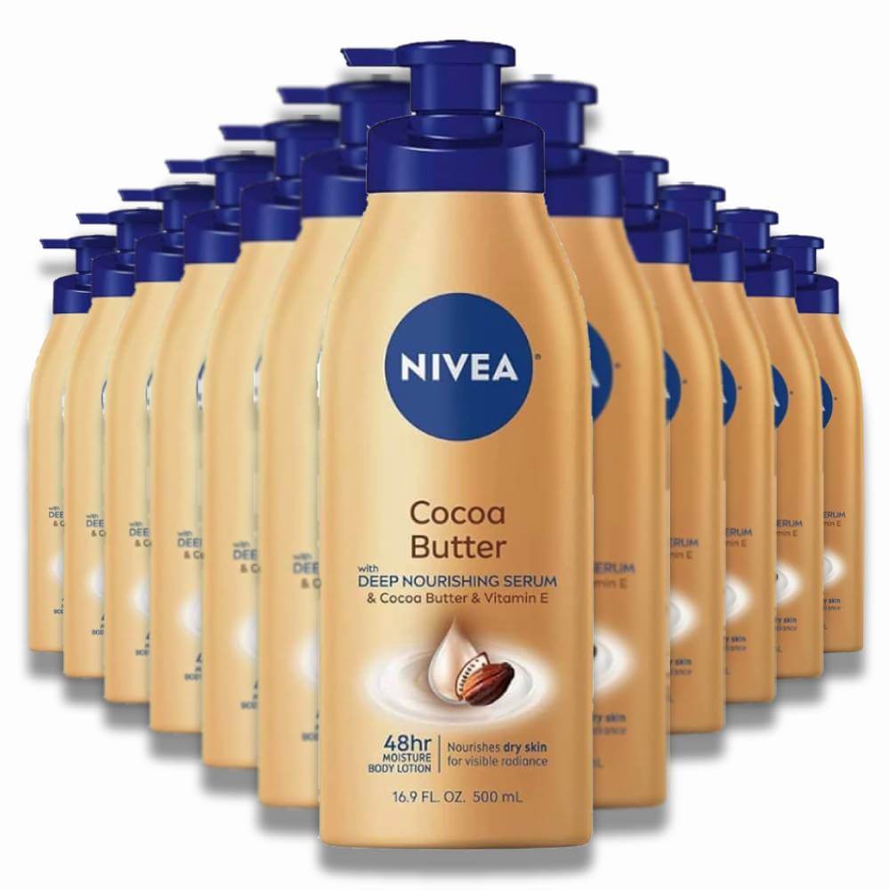 Nivea - Cocoa Butter Body Lotion - 16.9 oz - 12 Pack