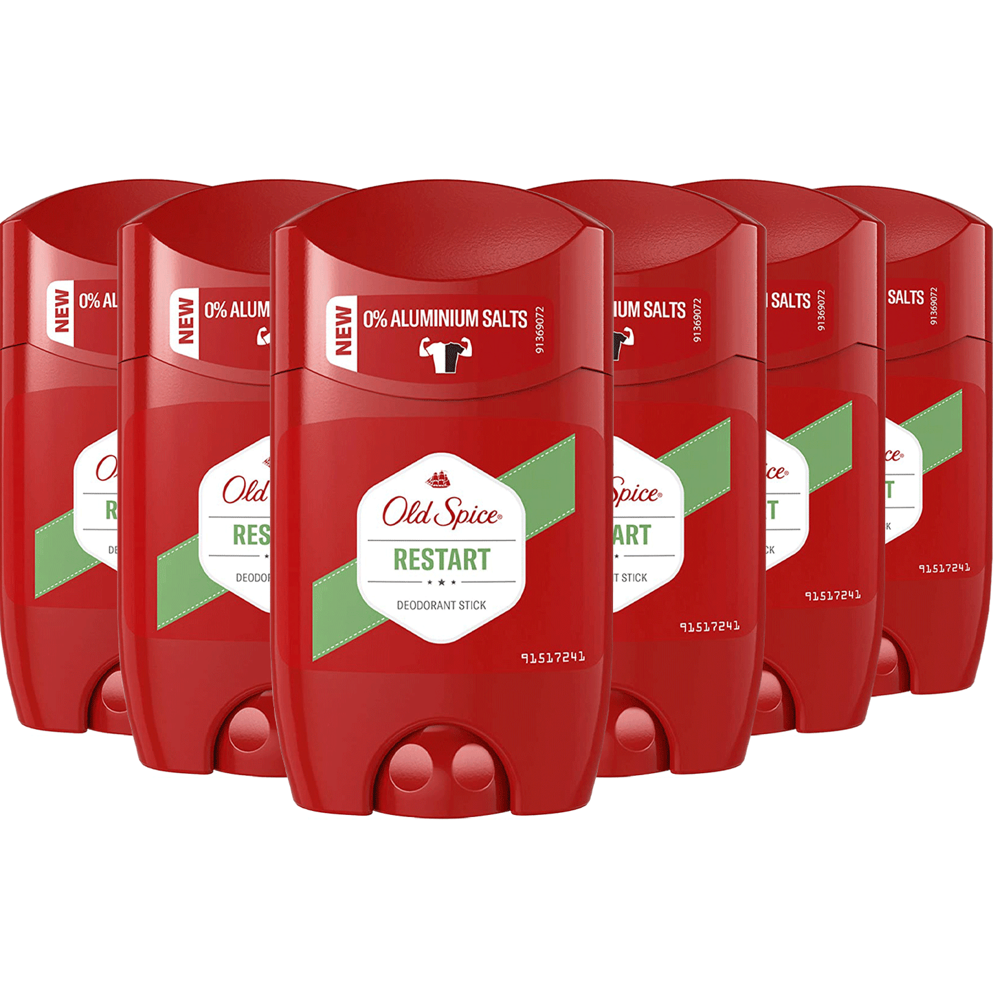Old Spice Stick Deodorant Restart - 1.7 oz/ 50 ml - 6 pack