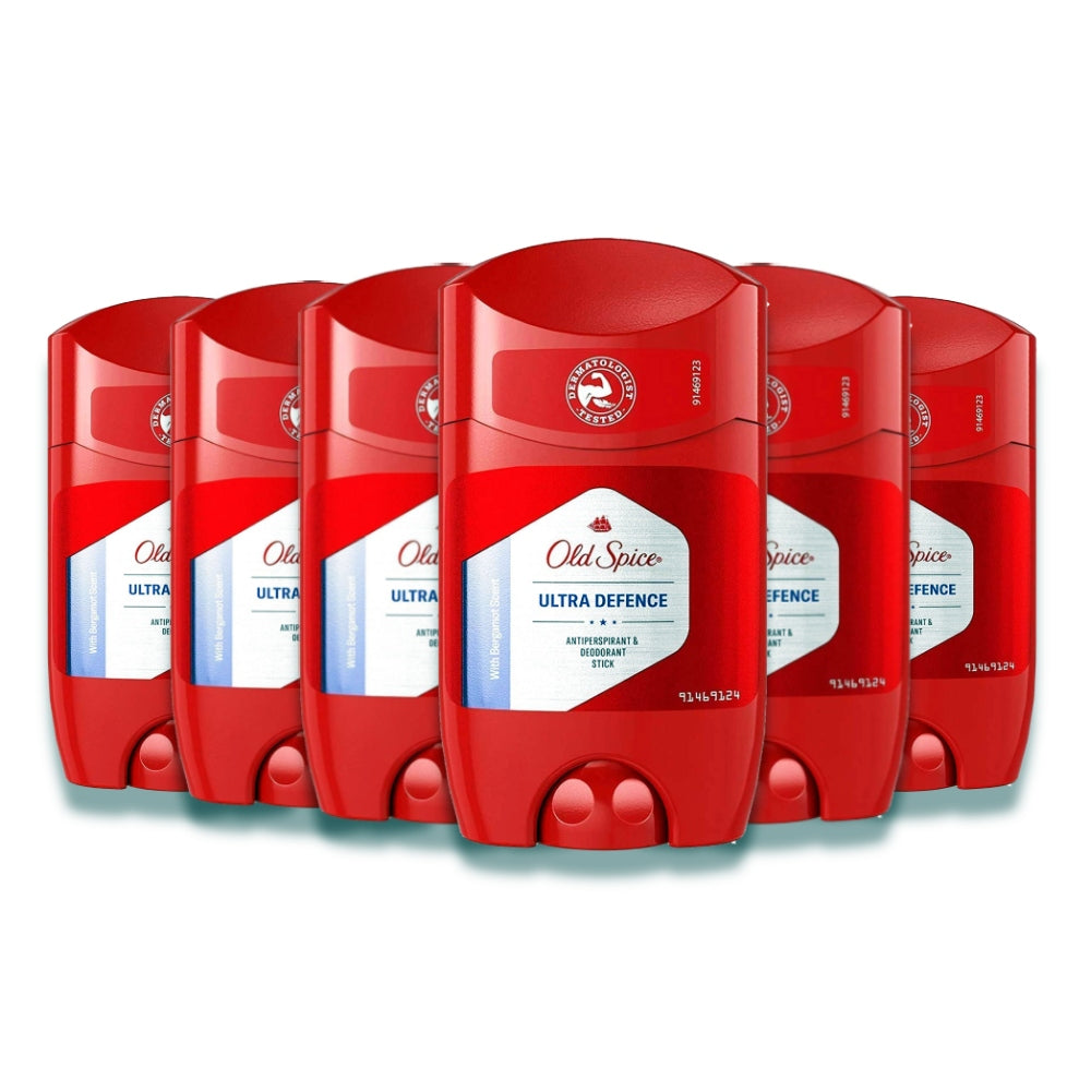 Old Spice - Ultra Defence Deodorant - 50ml - 6 Pack