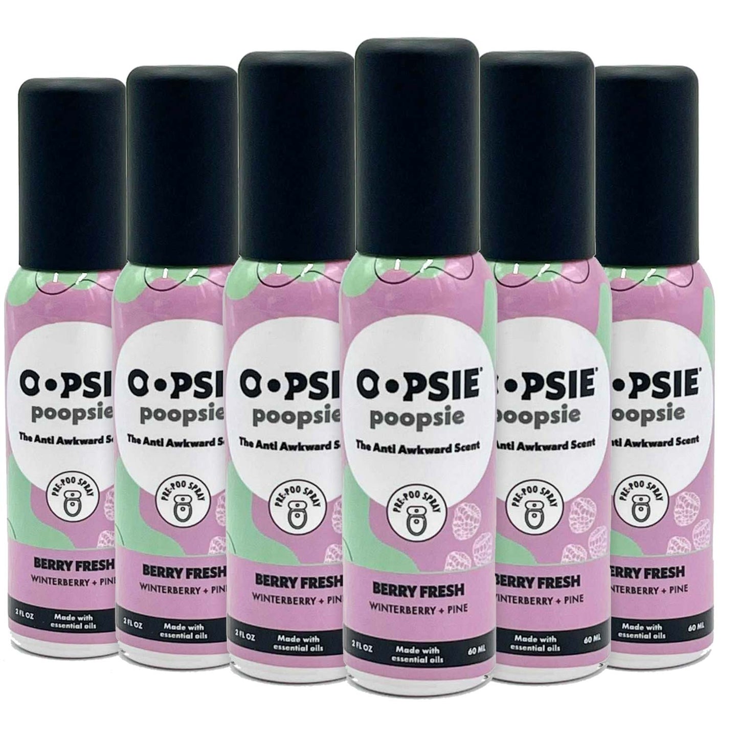 Oopsie Poopsie, Berry Fresh Bulk - 6 Pack - 2oz/ea