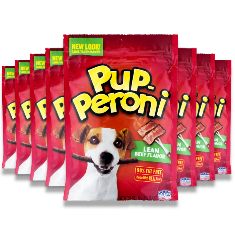 Pup-Peroni - Dog Snacks, Lean Beef Flavor - 5.6 oz - 8 Pack