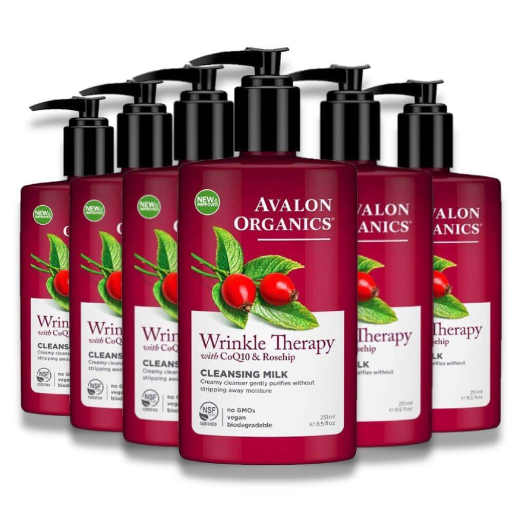 Avalon - Organics CoQ10 Facial Cleansing Milk - 8.50 Oz - 6 Pack