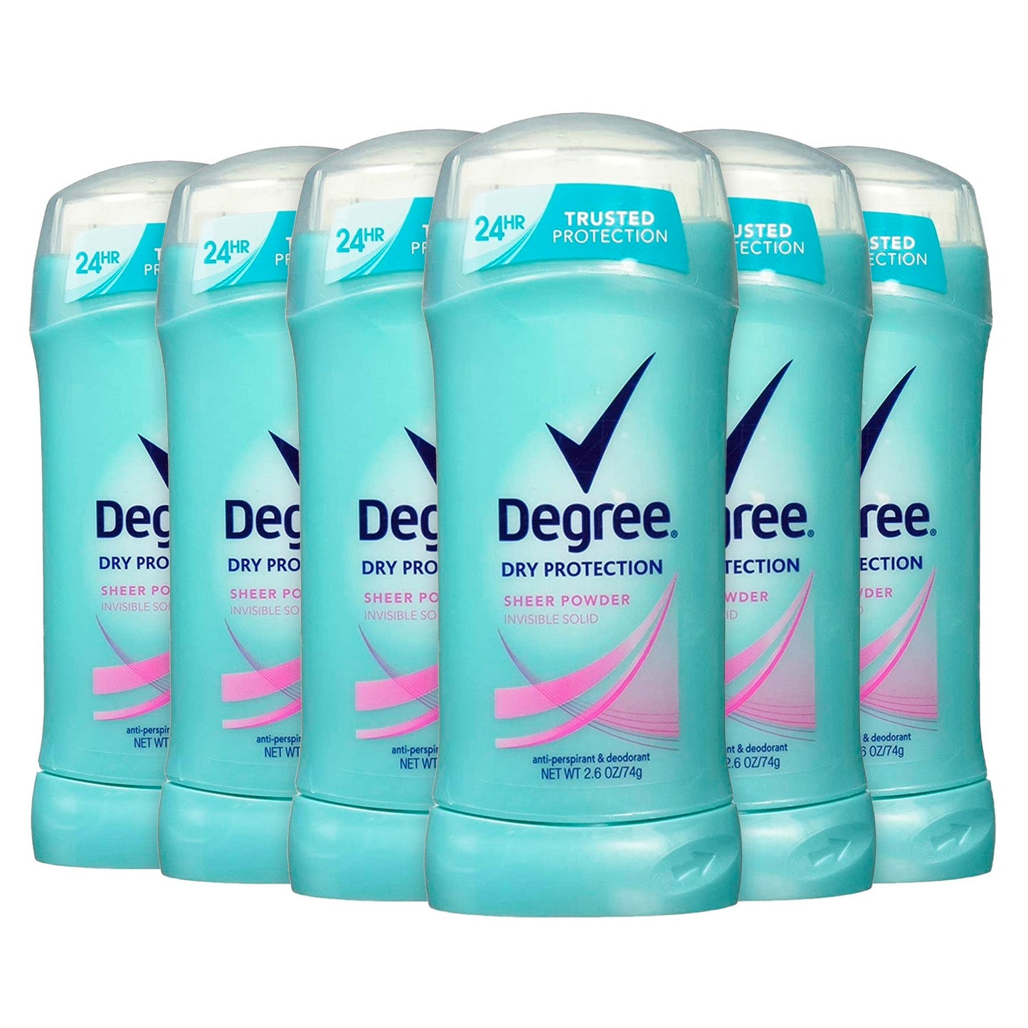 Degree Women Deodorant Invisible Solid, Sheer Powder deodorant - 2.6 Oz - 12 pack