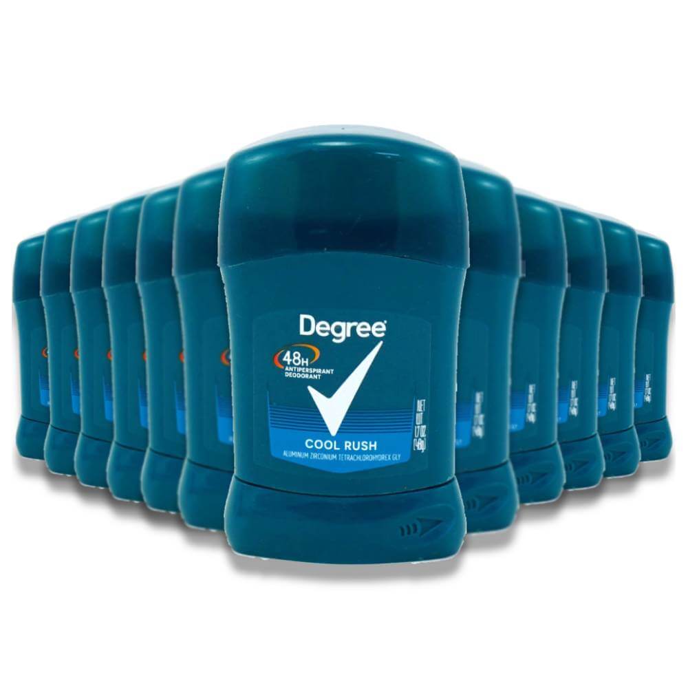 Degree - Deodorant, Cool Rush, For Men - 1.7 Oz - 12 Pack