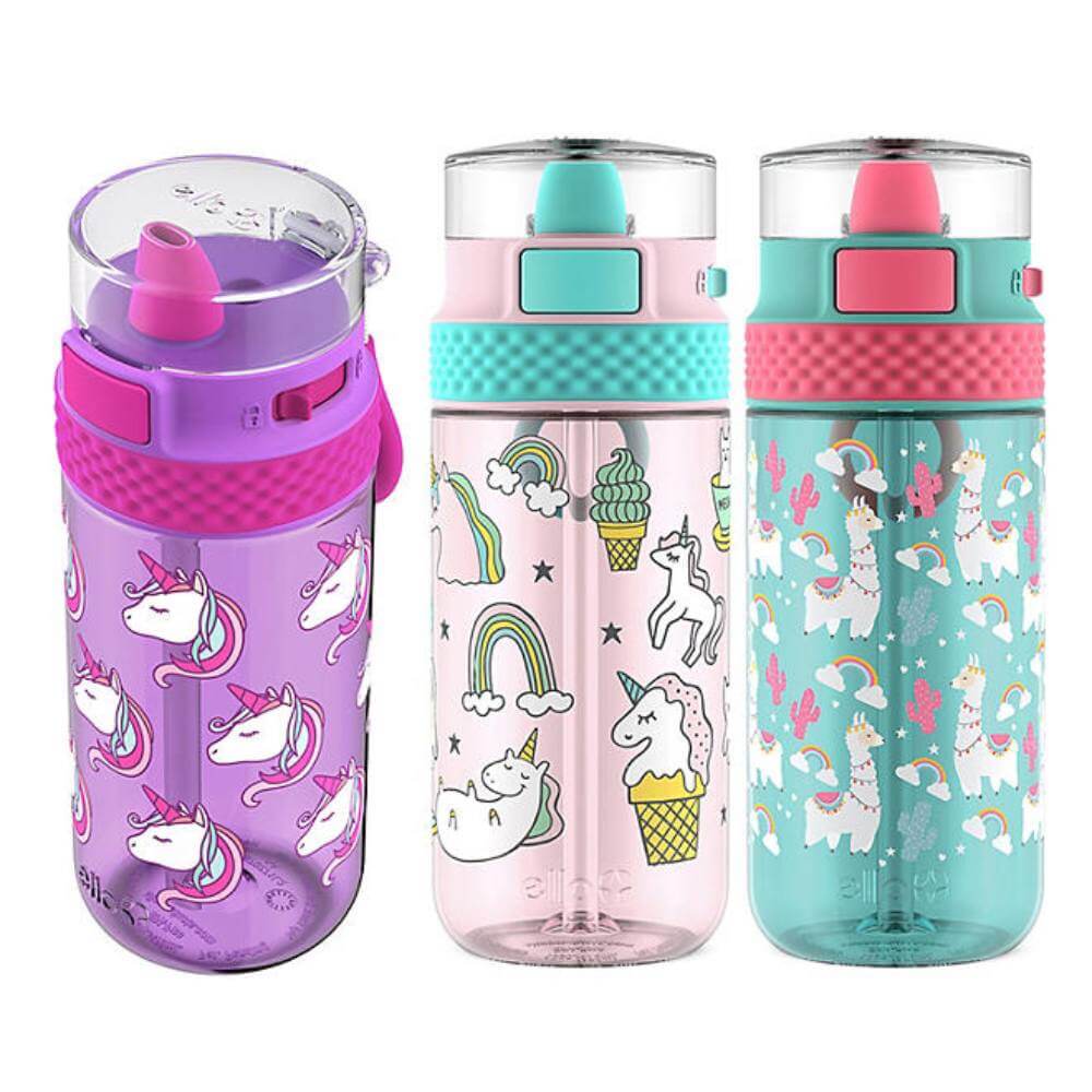 Ello Stratus 16oz Tritan Water Bottle, Assorted Colors - 3 Pack - 16 Oz