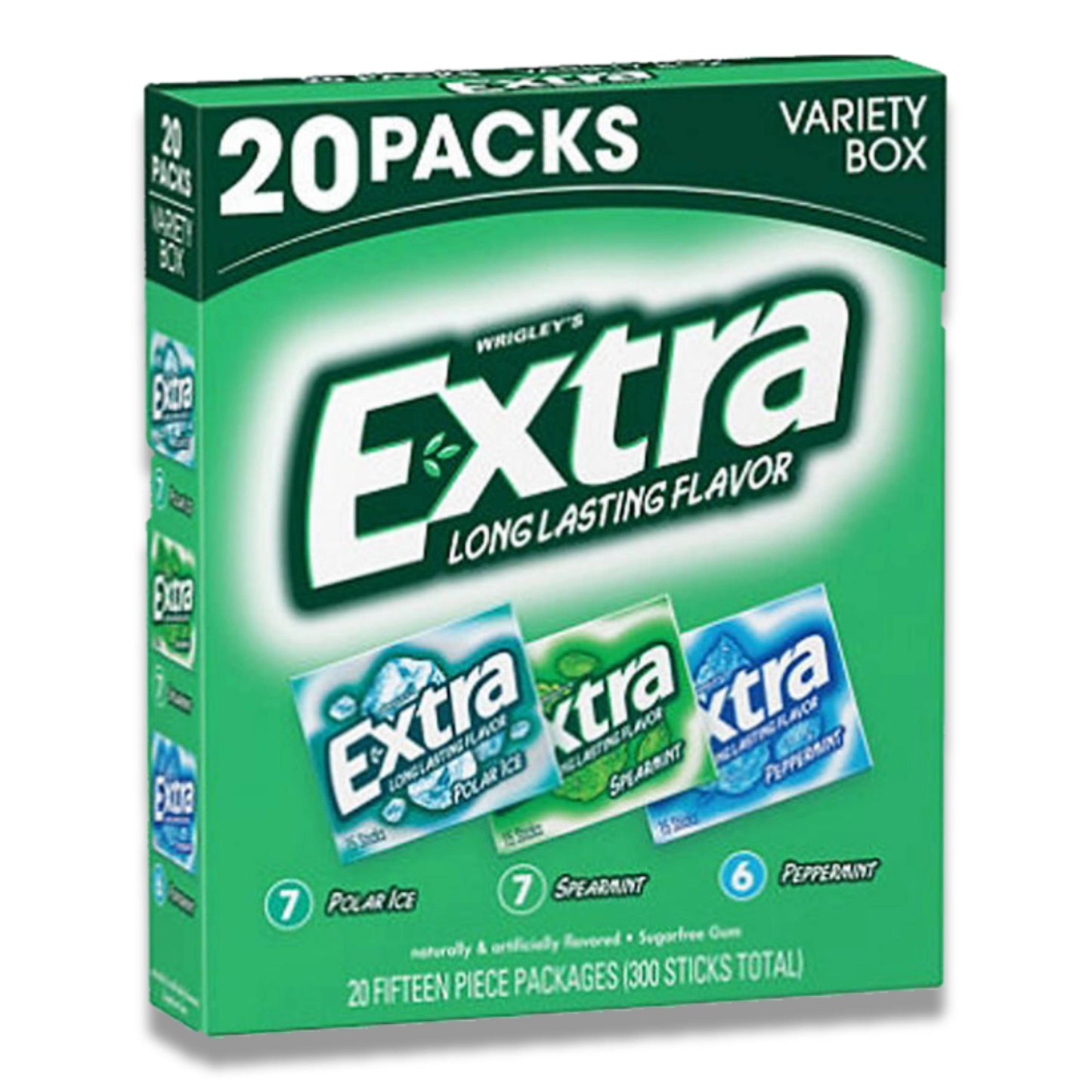 Extra - Mint Sugar Free Chewing Gum Bulk Variety Pack (15 pc., 20 pk.)