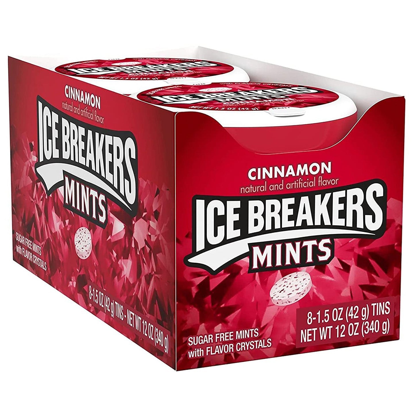 Ice Breakers Mints, Cinnamon - Pack of 8