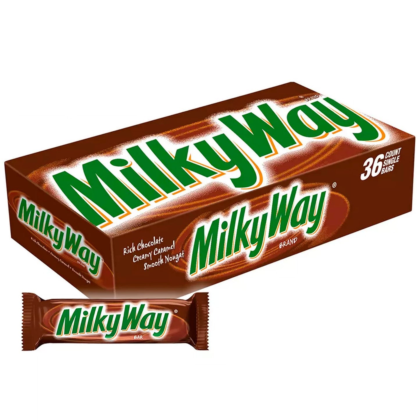 Milky Way Chocolate Candy Bars - 1.84 Oz Each - 36 Count