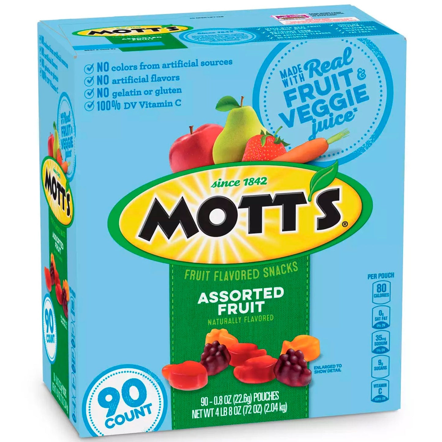 Mott's Medleys Fruit Snacks - 0.8 Oz - 90 Ct