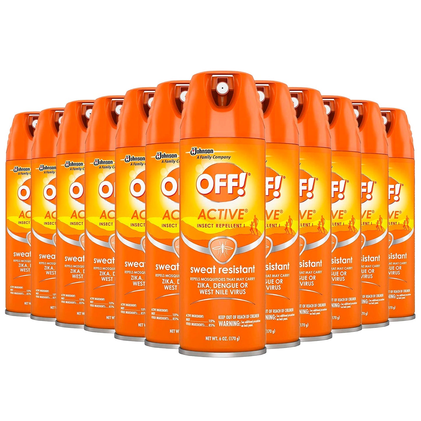 OFF! Active Insect Repellent Bulk - 6 Oz - 12 Pack