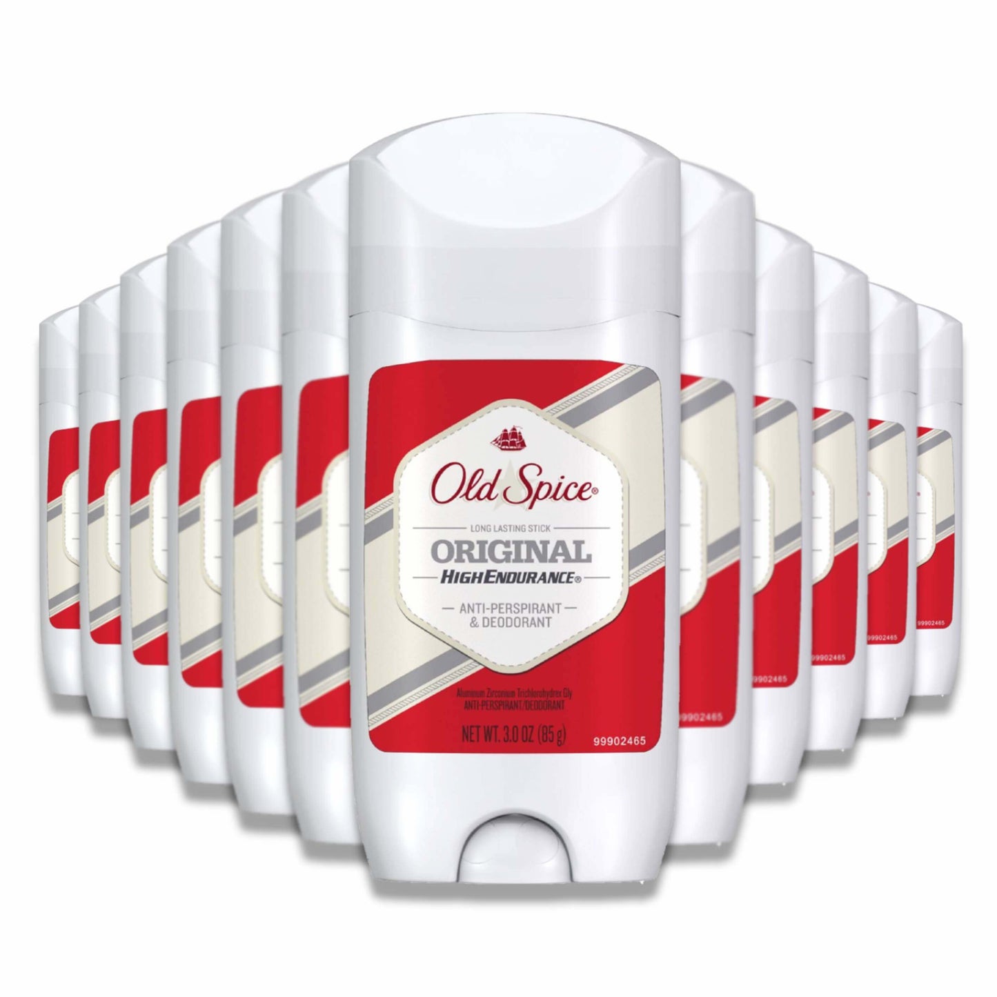 Old Spice - High Endurance Anti-Perspirant Deodorant, Invisible Solid, Original Scent - 3.0 Oz - 12 Pack