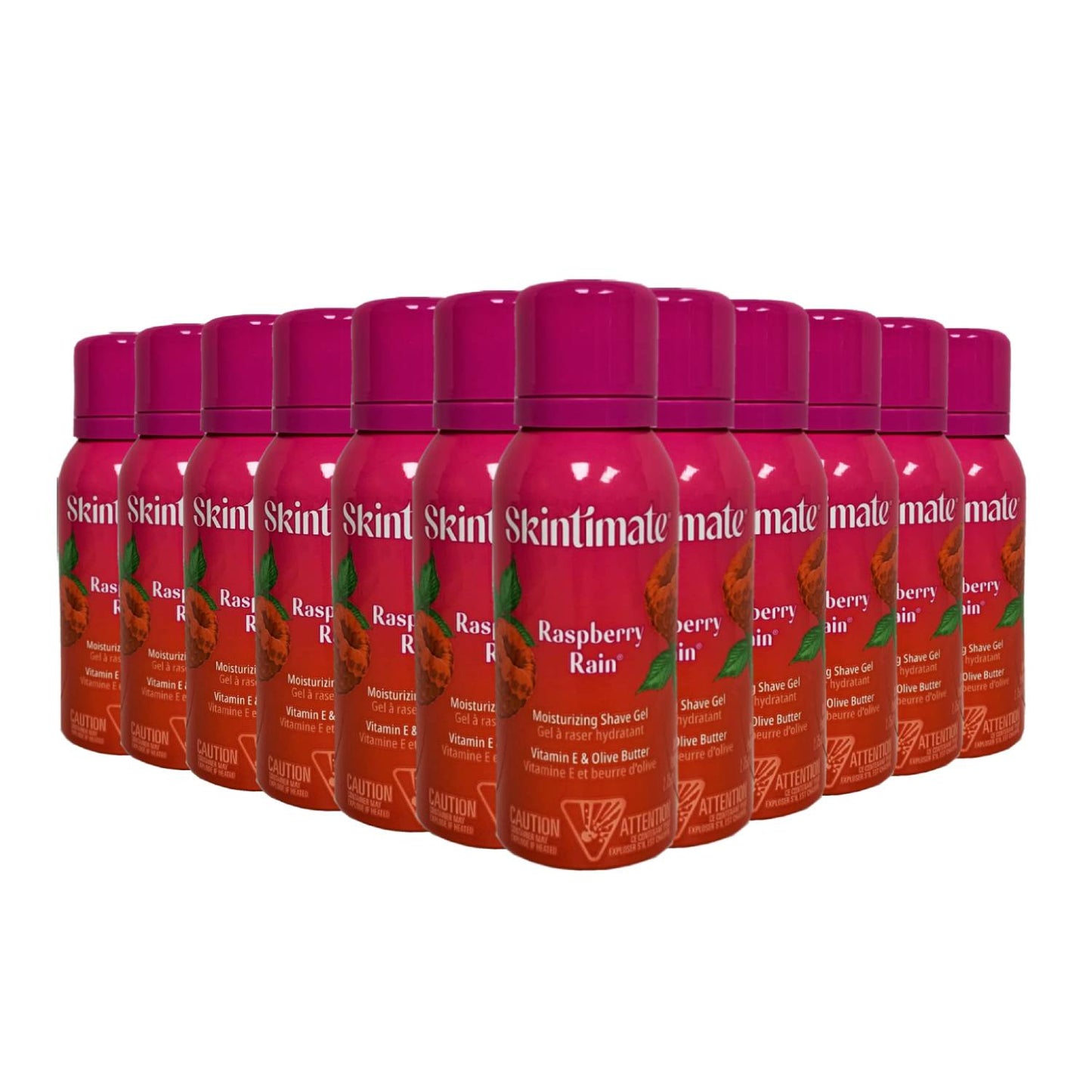 Skintimate Signature Scents Raspberry Rain Women's Shave Gel - Trial Size - 2.75oz - 12 Pack