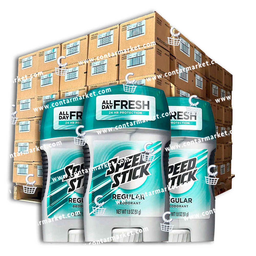 Speed Stick Deodorant, Regular Light Bulk - 1.8 oz - 240 boxes - Pallet