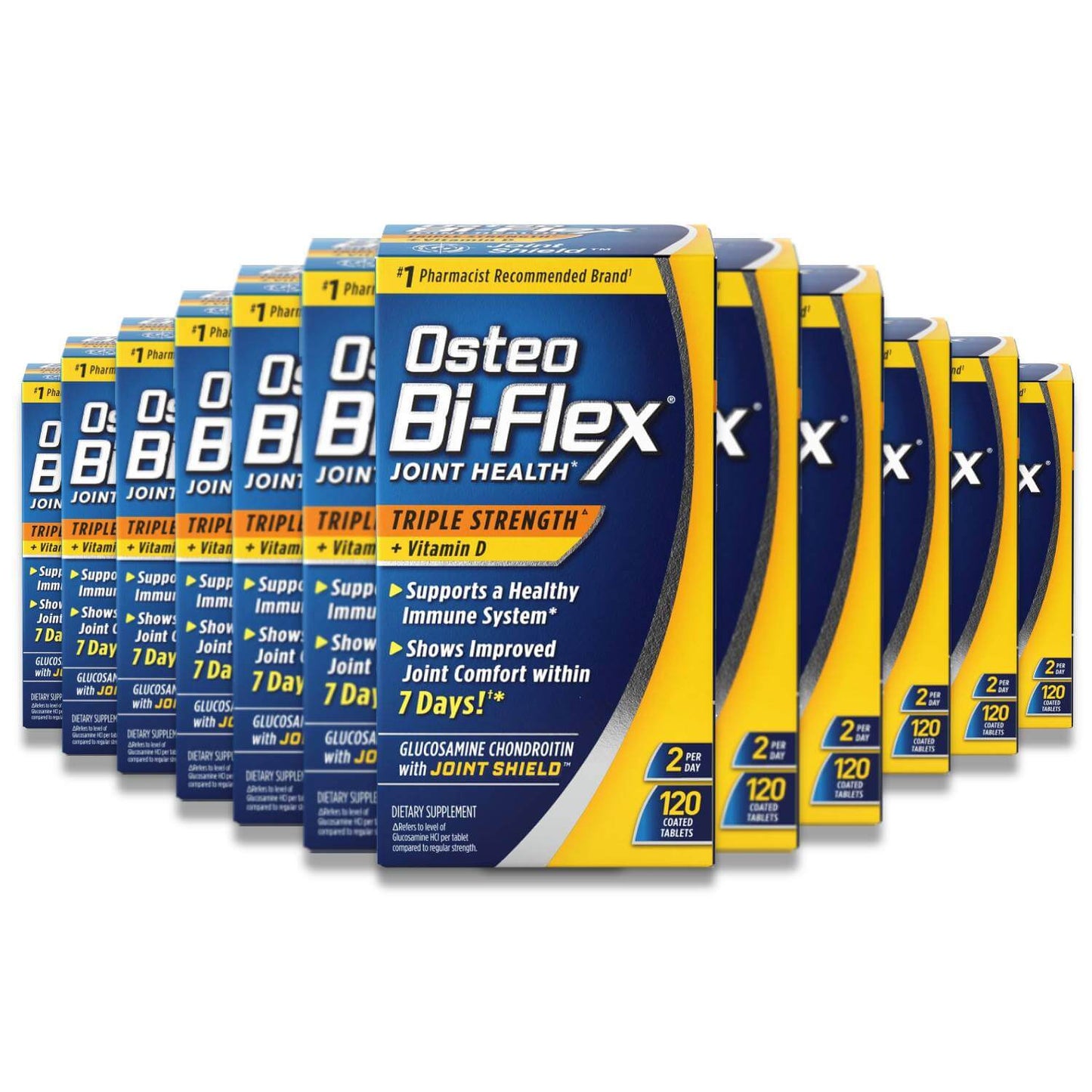 Sundown - Osteo Bi-Flex Triple Strength with Vitamin D, Coated Tablets - 120 Ct - 12 Pack