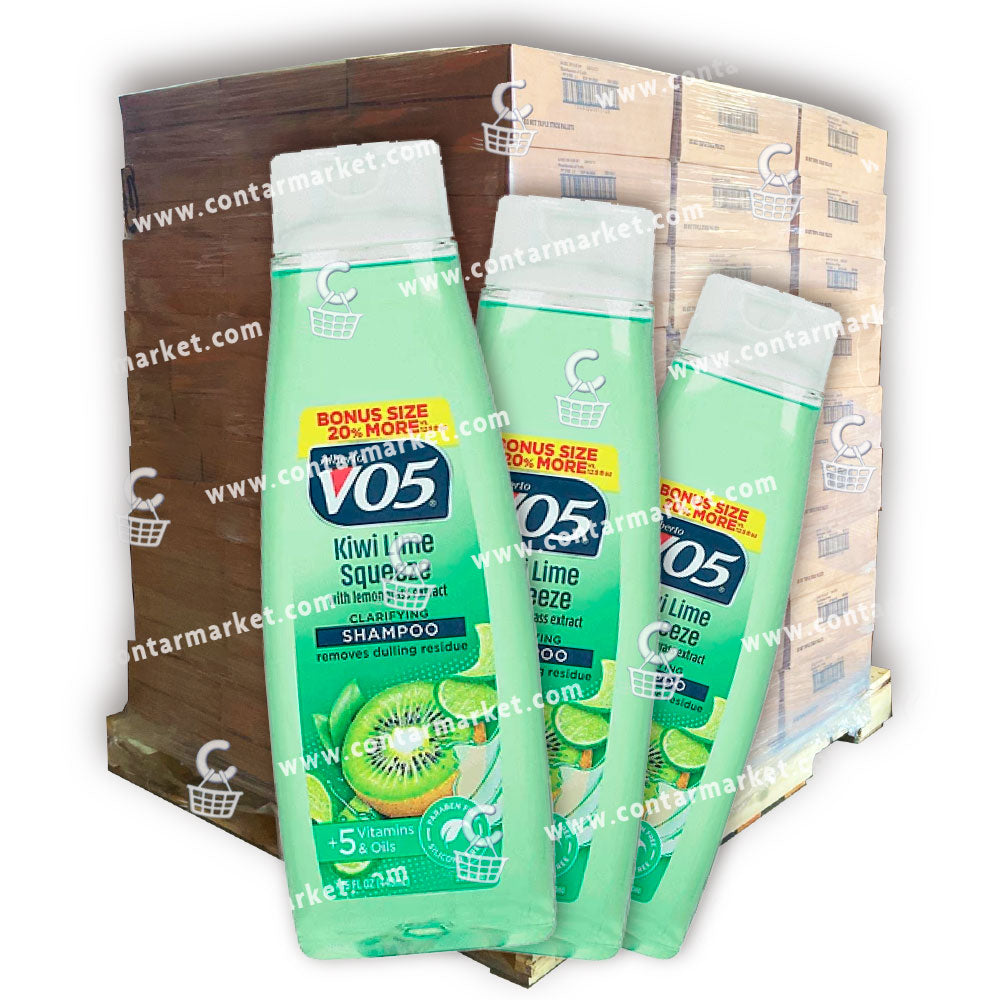 VO5 Kiwi Lime Squeeze Clarifying Shampoo - 15oz - 1200 units - 200 boxes- Pallet