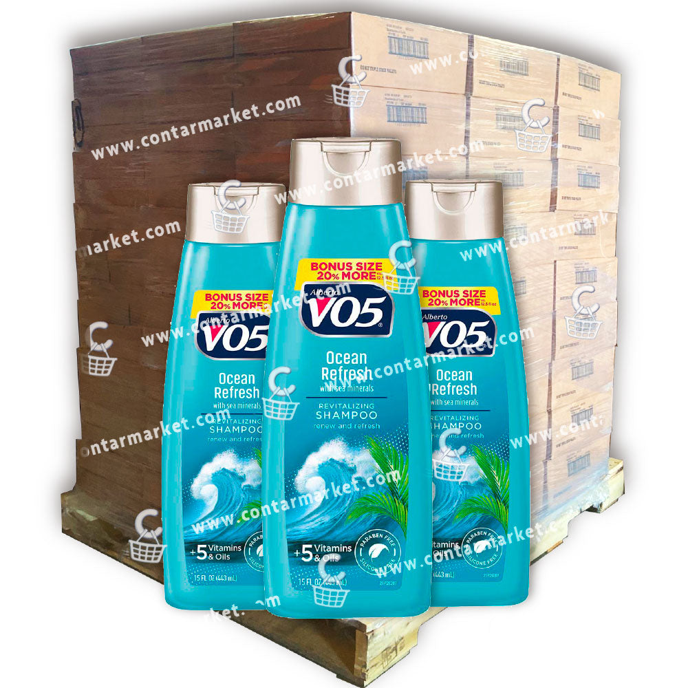 VO5 Ocean Refresh Shampoo - 15oz - 1200 units - 200 boxes- Pallet