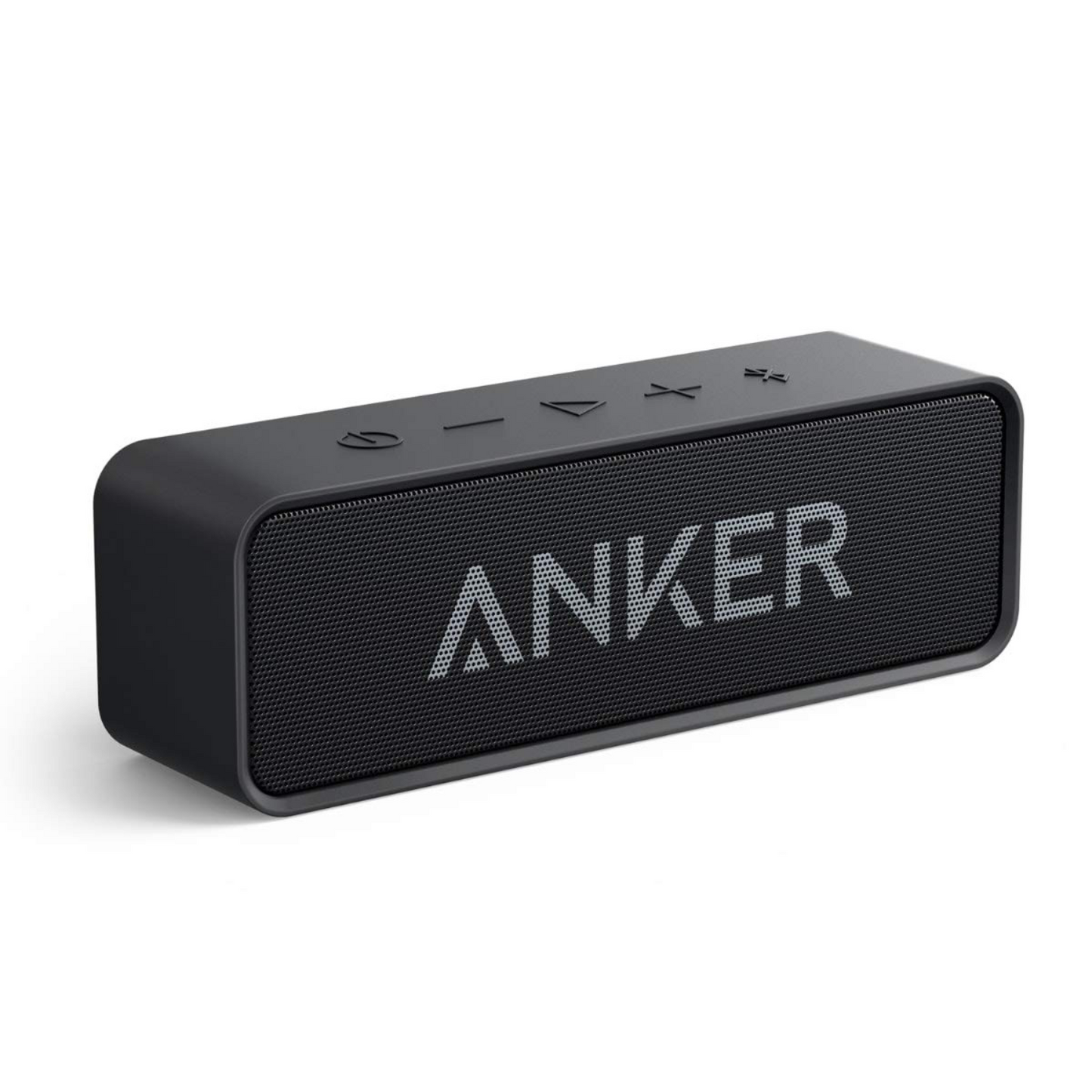 Anker Bluetooth Speaker with IPX5 Waterproof, Stereo Sound, 24H Playtime, Portable Wireless Speaker - Black