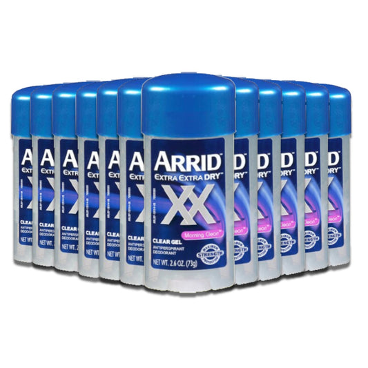 ARRID Extra Dry Morning Clean Gel Antiperspirant, 2.6 oz - 12 Pack