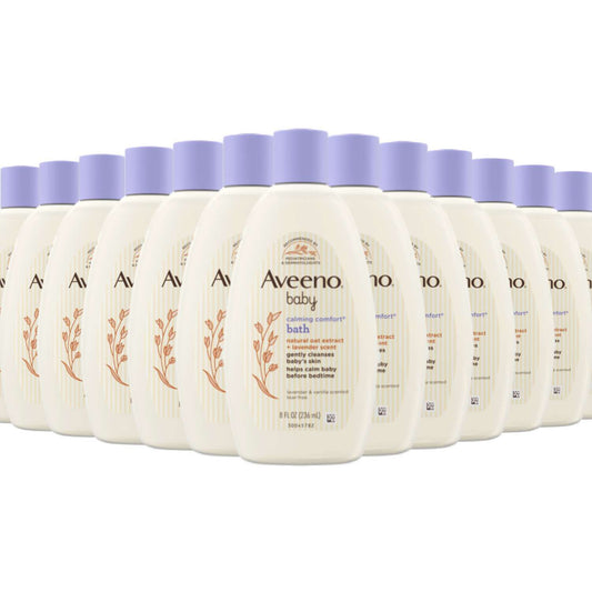 Aveeno Baby Calming Comfort Bath & Wash - 8 fl oz - 24 Pack
