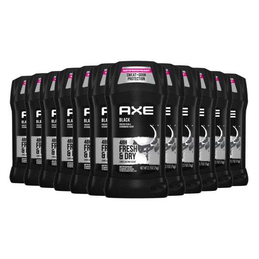 Axe Deodorant Stick Black 2.7oz - 12 Pack