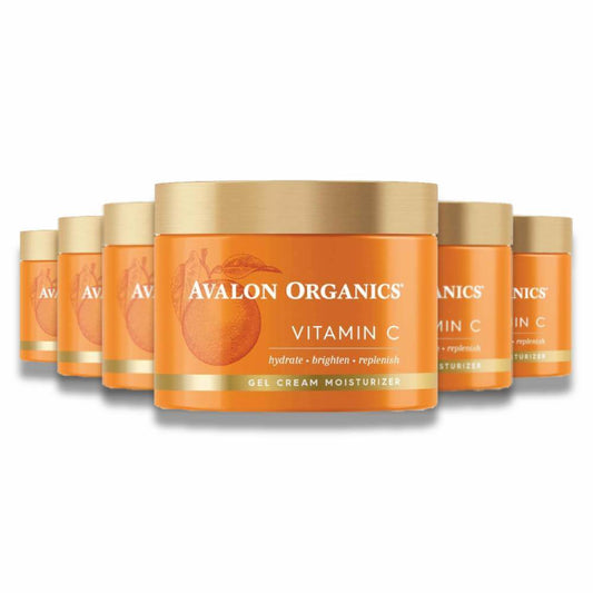 Avalon - Organics Gel Cream Moisturizer with Vitamin C- 1.7 Oz - 6 Pack