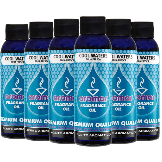 Aromar Aromatic Oil, Cool Waters, 6 Pack - 4oz/ea