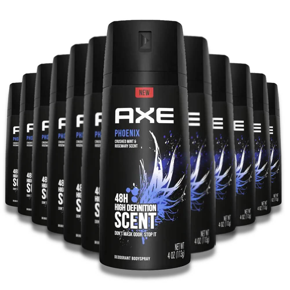 Axe - Body Spray for Men, Phoenix - 4 oz - 12 pack