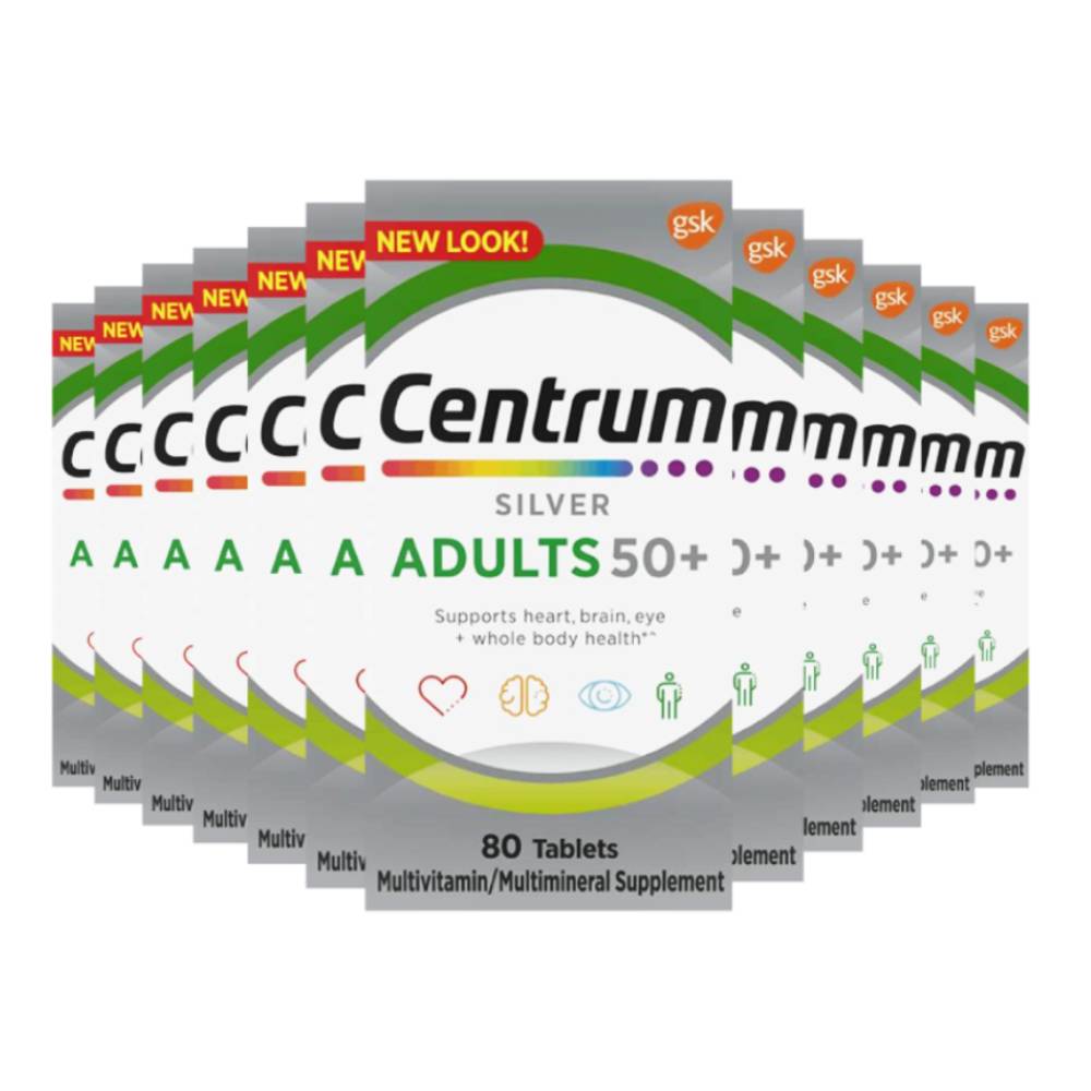 Centrum Silver® Multivitamin 80 tabs - 12 Pack