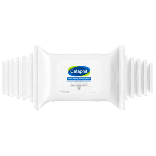 Cetaphil Gentle Makeup Removing wipes, 25 ct ea - 12 Pack