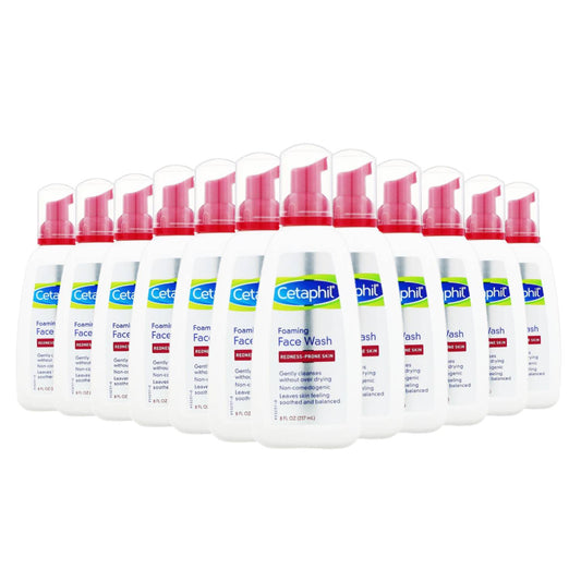 Cetaphil Foaming Face Wash for Redness Prone Skin 8 oz - 12 Pack