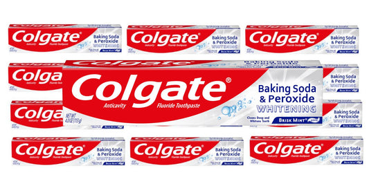 Colgate Baking Soda and Peroxide Whitening Toothpaste - 4 oz - 24 Pack