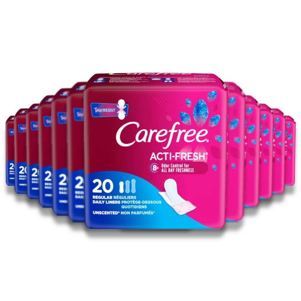 Carefree - Acti-Fresh, Regular - 20 Ct - 12 Pack