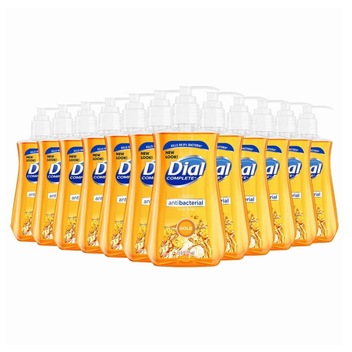 Dial Antibacterial Liquid Hand Soap Gold 7.5 Fl oz- 12 Pack