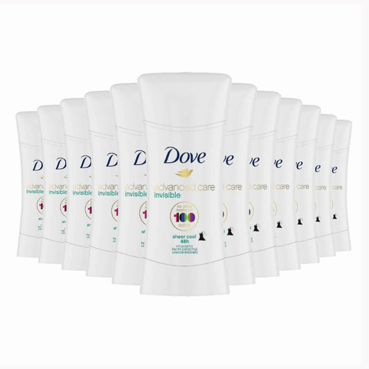 Dove Advanced Care Antiperspirant Deodorant Sheer Cool- 2.6 Oz - 12 Pack