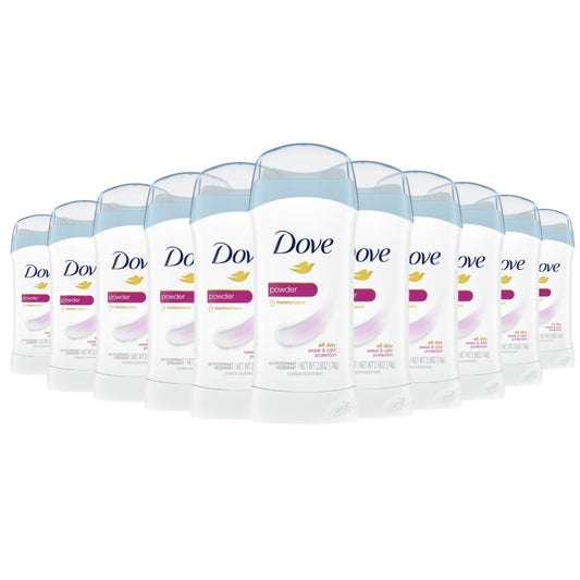 Dove Powder Invisible Solid Anti-perspirant/ Deodorant - 2.6 Oz Each - 12 Pack