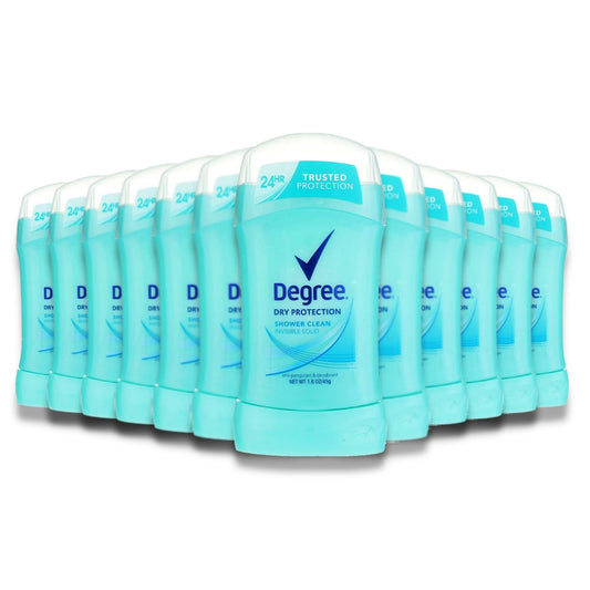 Degree - Shower Clean Dry Protection Antiperspirant Deodorant Stick - 1.6 oz - 12 Pack