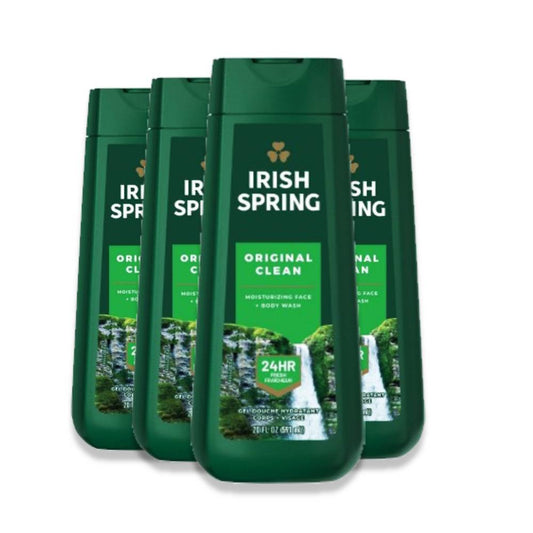 Irish Spring Original Clean Body Wash for Men, 20 Oz - 4 pack