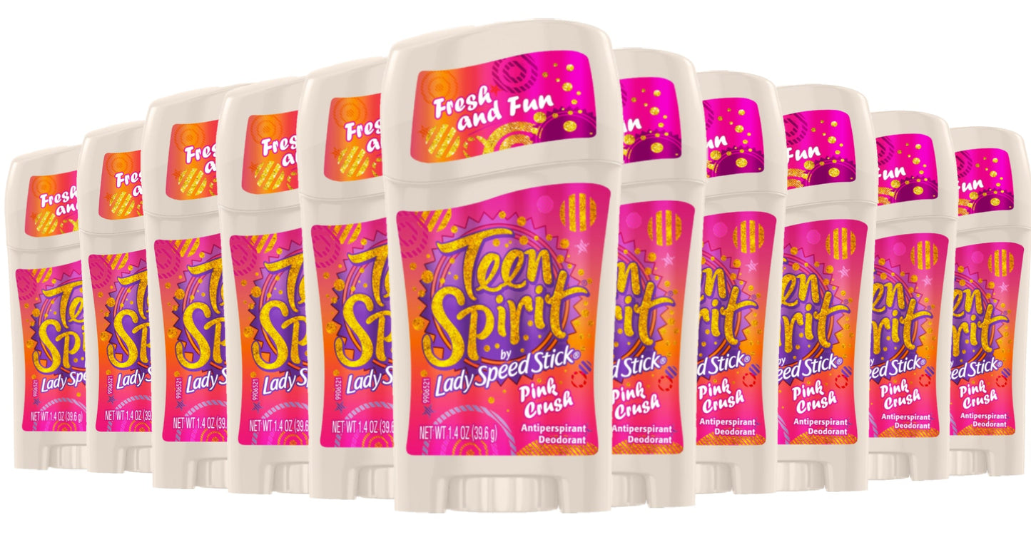 Lady Speed Stick Antiperspirant Teen Spirit- 1.4 oz - 12 Pack