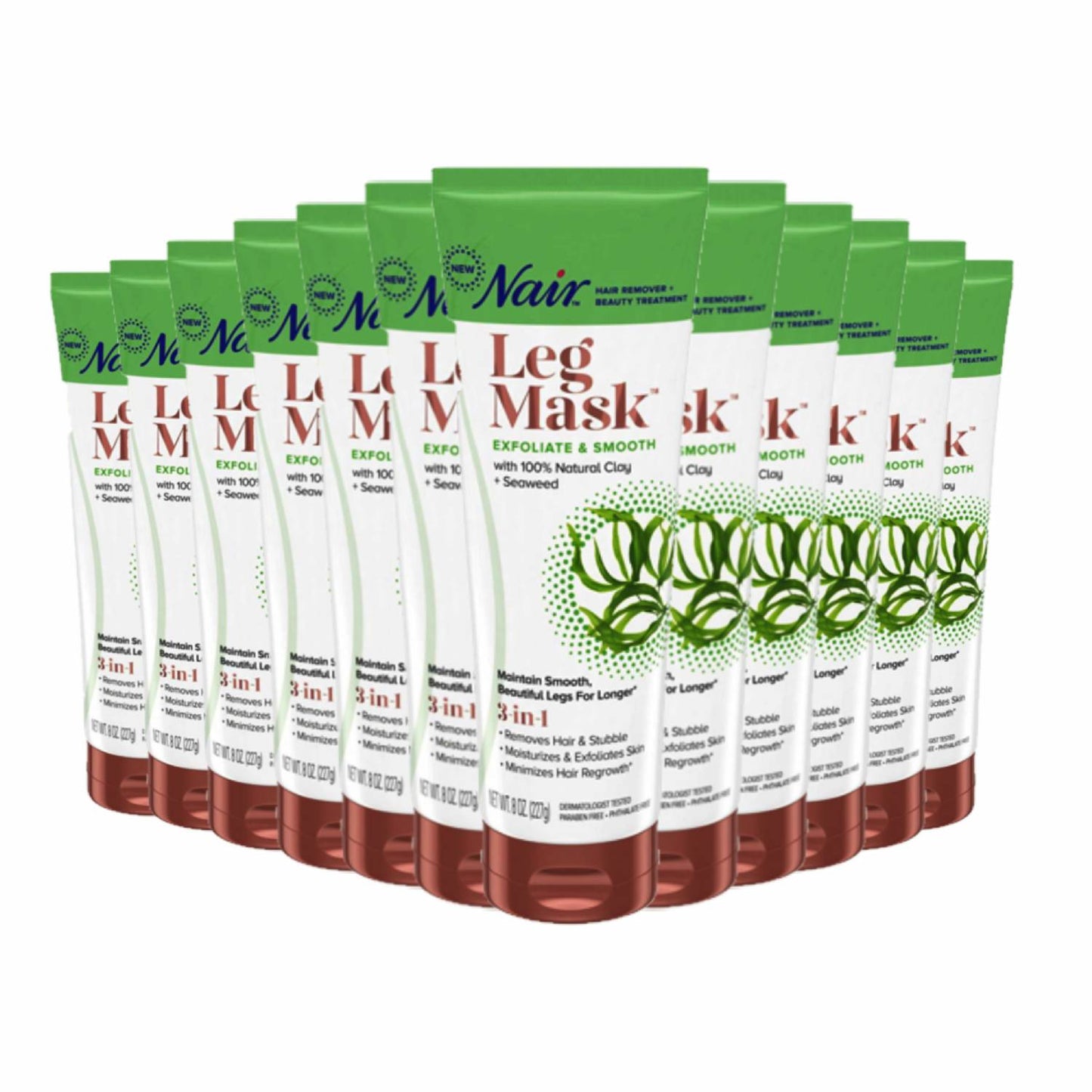 Nair Leg Mask Exfoliate And Smooth 8 Oz- 12 Pack